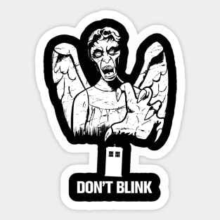 Doctor Who Weeping Angel "Don't Blink" Sticker